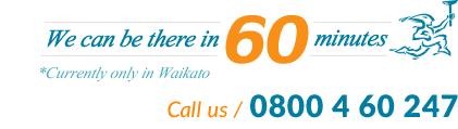 We can be there in 60 minutes, call now on 0800 4 60 247